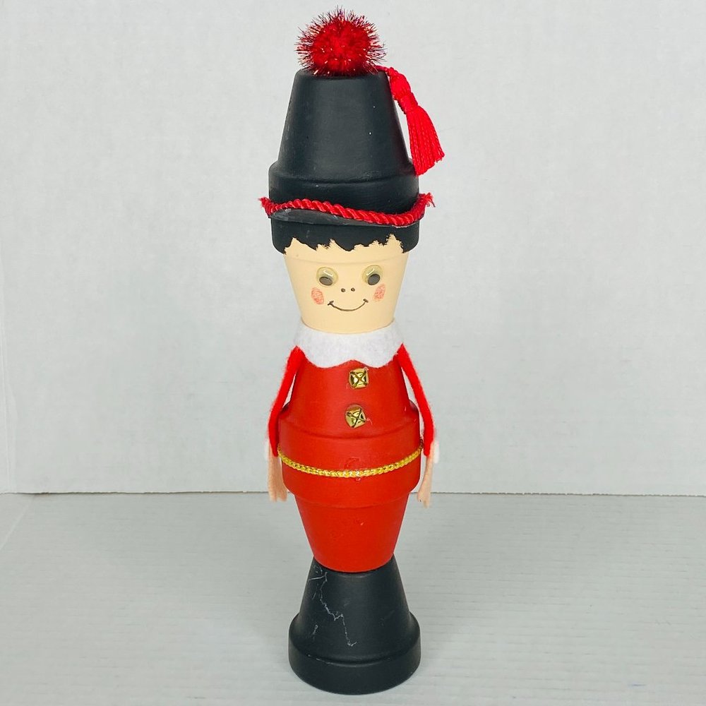 Handmade Hobbyist Christmas Soldier Figurine Super Cute